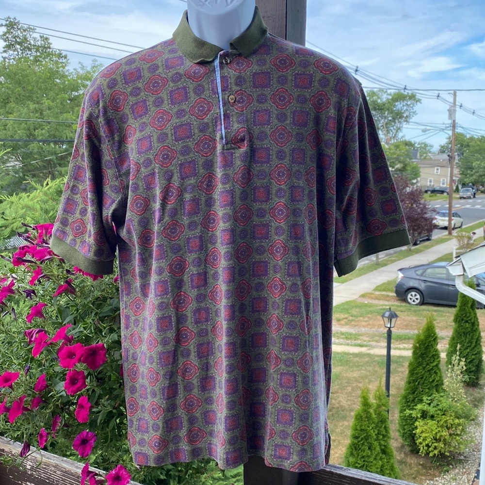 Duckster Men’s Double Button Collar Shirt XL